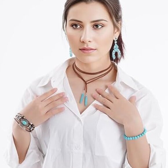 5 Pieces Turquoise Jewelry Sets! - Picture 5 of 7